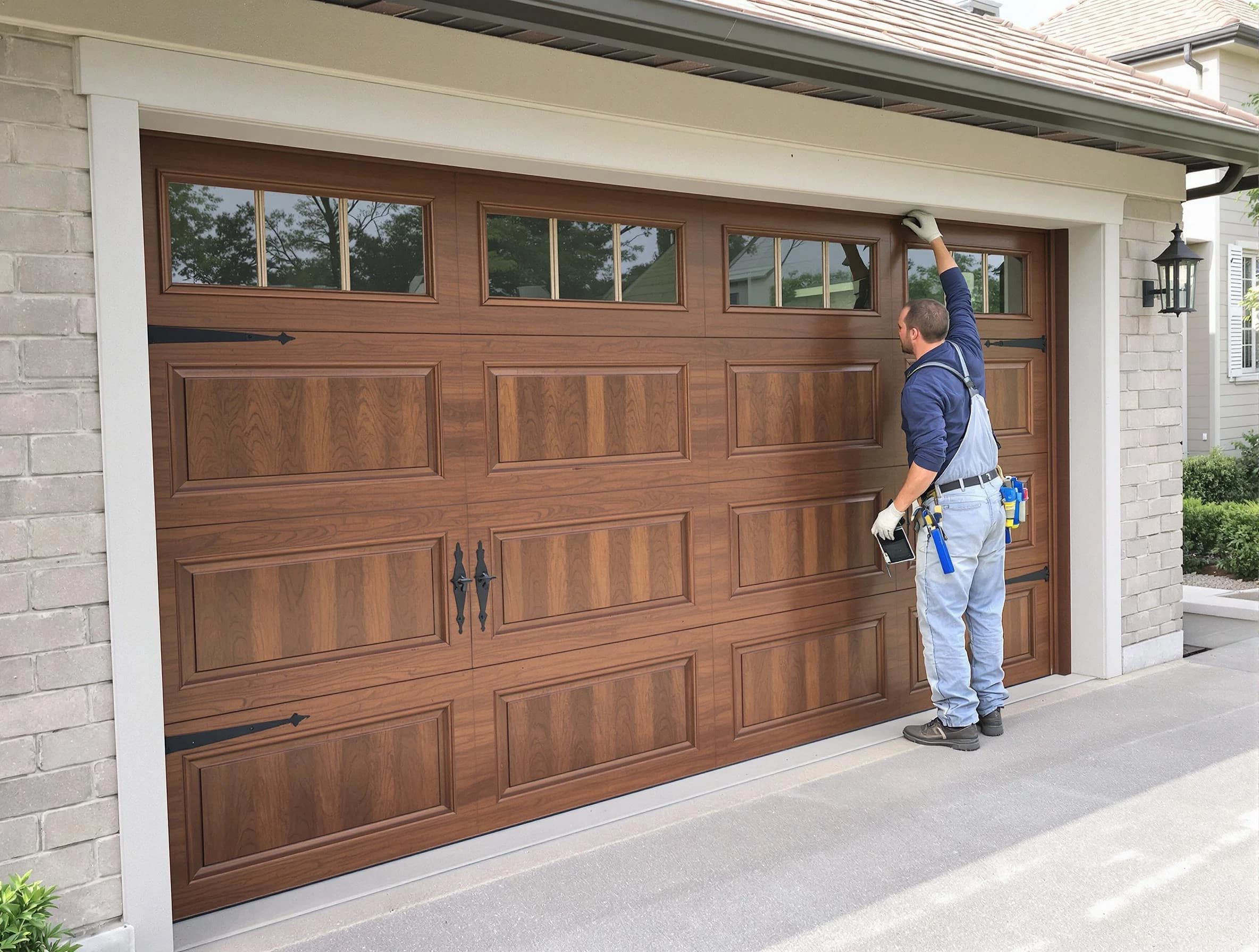 Custom garage door showcase by Springfield Garage Door Repair in Springfield