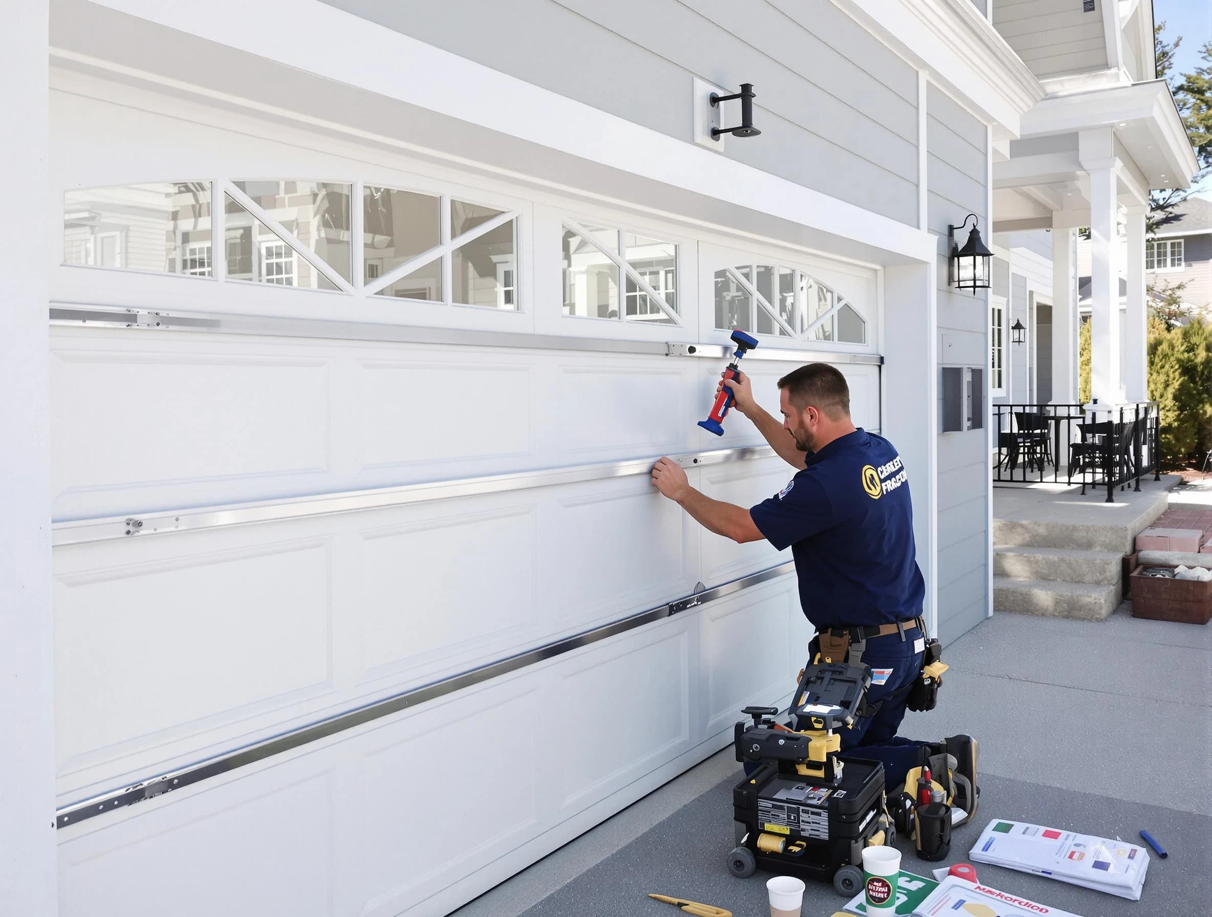 Professional garage door installation by Springfield Garage Door Repair in Springfield