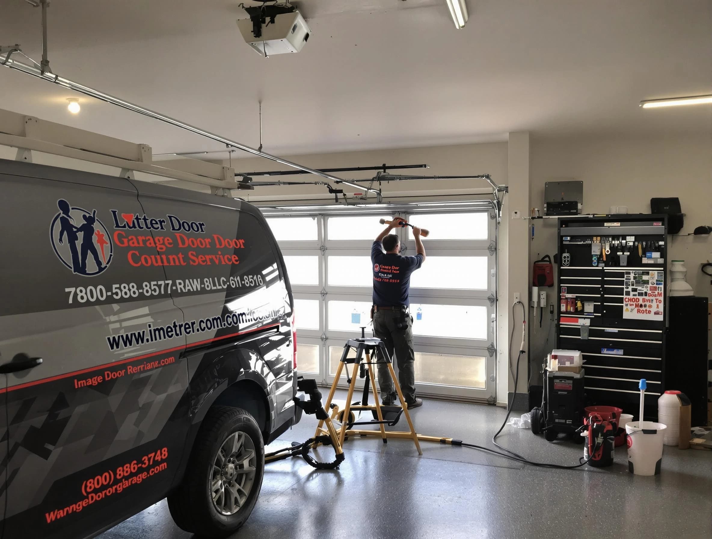 Springfield Garage Door Repair rapid response team performing same-day repair in Springfield