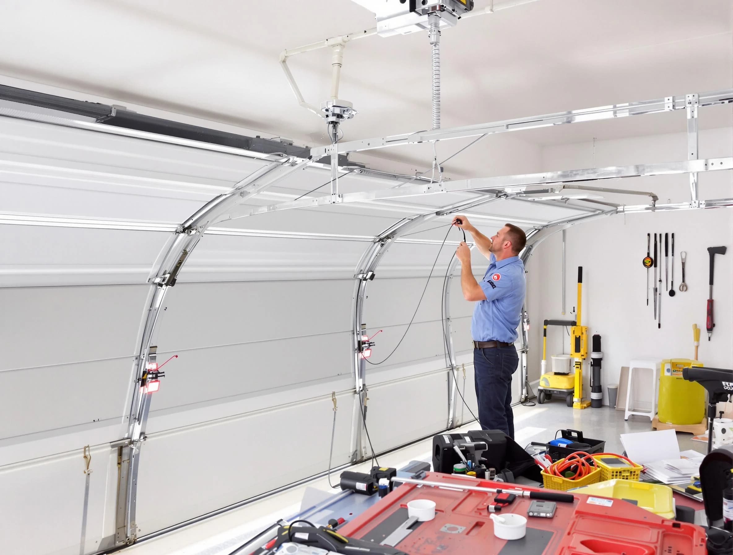 Garage door cable repair service by Springfield Garage Door Repair in Springfield