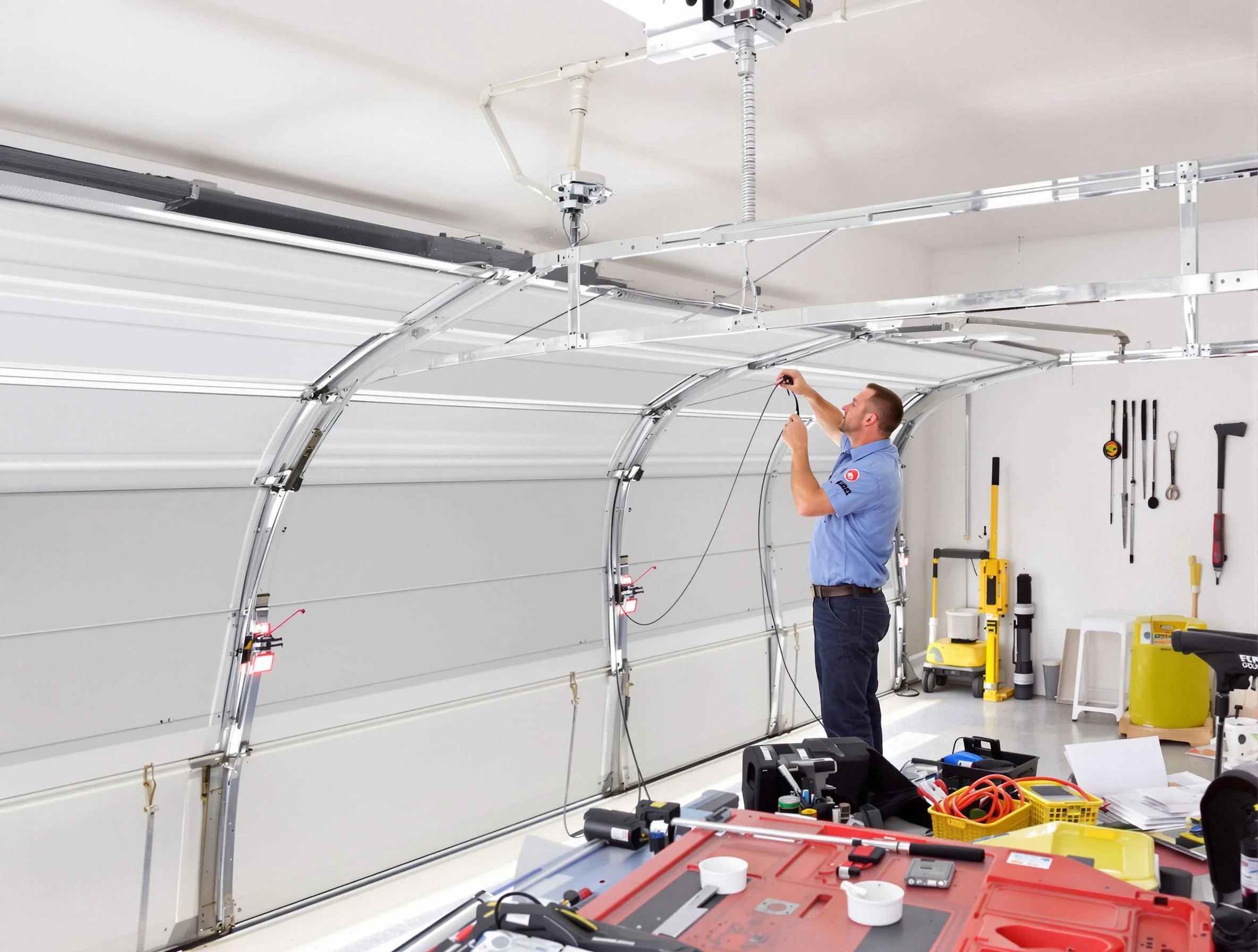Garage door cable repair service by Springfield Garage Door Repair in Springfield
