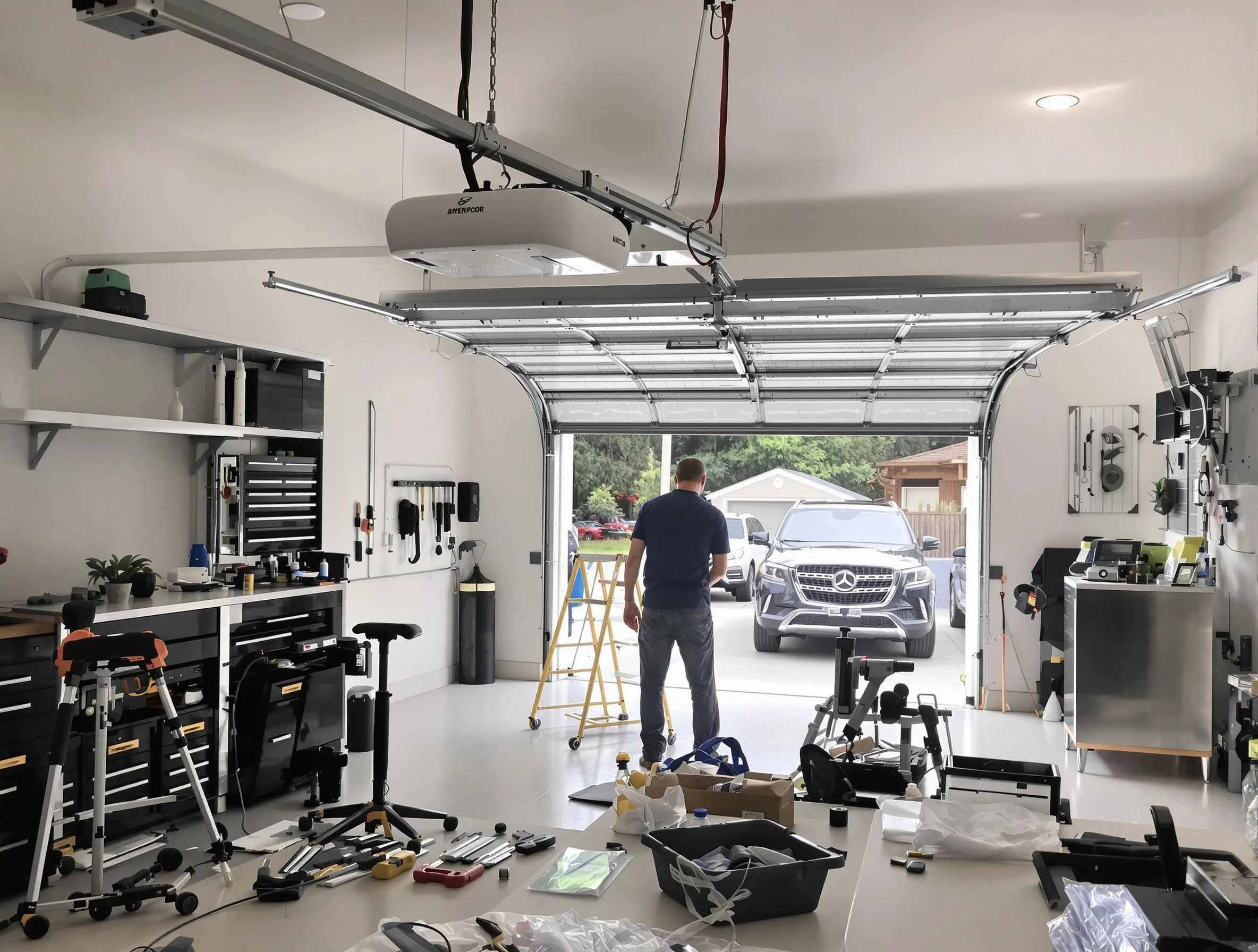 Garage door opener installation by Springfield Garage Door Repair in Springfield