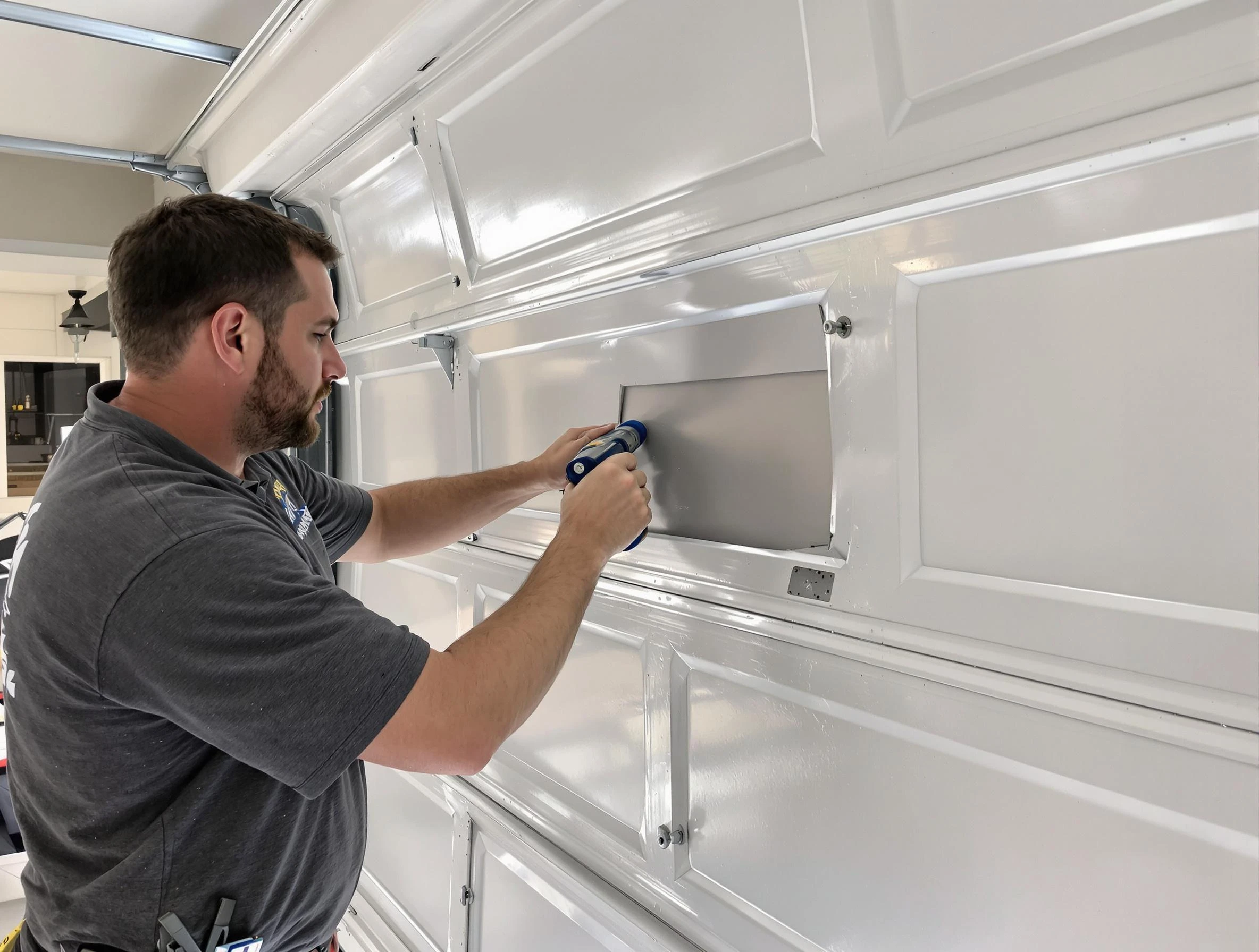 Garage door panel repair by Springfield Garage Door Repair in Springfield